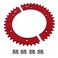 420 Chain 42 Tooth Rear Split Sprocket Mini Bike Sprocket for Predator 79cc 98cc 196cc 212cc 301cc 389cc 420cc 6.5hp 7.0hp 13hp 15hp 3.0hp Mini Bike Parts Go Kart Racing