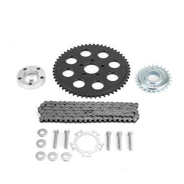 Mofun Chain Drive Conversion Kit Compatible with Harley Dyna Twin Cam Street Bob Low Rider Super Glide Fat Bob Wide Glide Switchback 2006-2017