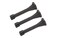 QCAA Flexible Spring Door Stop Bumper, 3-1/8", Steel, ORB Oil Rubbed Bronze, 3 Pack, Made in Taiwan