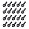 uxcell M6 x 25mm Carbon Steel Phillips Pan Head Machine Screws Bolts Combine with Spring Washer and Plain Washers 20pcs
