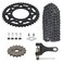 420 Chain 41 Tooth Rear Sprocket 76mm Front 16 Toothe 17mm with Chain Breaker for Chinese 50 70 90 110 125cc SSR CRF50 CRF70 XR50 Mini Bike ATV Go Kart Taotao Coolster Pit Dirt Bike
