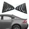 XYHGM for Lexus IS300 IS2500 IS200T 2013 2014 2015 2016 2017 2018 2019 Exterior Accessories Sporty Car Rear Side ABS Window Louvers Air Vent Scoop Shades Cover Trim Blinds 2PCS(Carbon Fiber)
