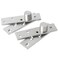 Alise 4'' Pivot Hinge Rotating Door Hinge 360 Degree Offset-Axes Rotation Hidden Door Hinge Concealing Hinges Up Down Shaft Hinges,Heavy Duty Stainless Steel Door Hardware,Brushed Finish,2 Pack