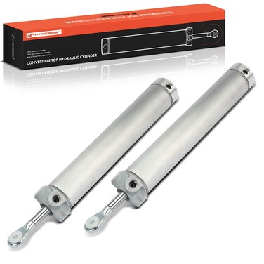 A-Premium 2-PC Convertible Top Hydraulic Cylinders Lift Arm Lift Support Compatible with Ford Mustang 2005 2006 2007 2008 Convertible, Replace# HYDLC142-C