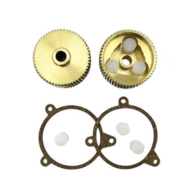 Zieichy 2X Headlight Motor Repair Kit HD Brass Gear Upgrade Compatible with Chevy Corvette 1988-1996,Replace 16507923, 16507924