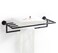 BUVELOT Black Towel Racks for Bathroom Wall Mounted, Towel Shelf, Wall Mounted and Modern Hotel Style with Towel Bar 25.75 Inch, 077100-MB Leo Series, Matte Black