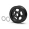 Bevinsee LS 3" OD Overdrive Alternator Pulley 6 Rib For LS1 LS2 LS3 LS6 Compatible with 98-02 F-Body 04-06 GTO 99-13 Truck/SUV V8, Billet Aluminum