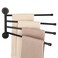 Alise Swivel Towel Rack,Folding 4 Arms Hand Towel Bars Towel Hanger for Bathroom,Wall Mount Drying Racks for Laundry,SUS304 Stainless Steel Swing Out Towel Holder Storage Space Saving,Matte Black