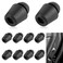 jokormo 10 PCS Car Hood Trunk Shock Absorber, 0.55" x 0.74" Door Bumper Protection Buffer Noise Reduction Rubber Pad, Multi-function Replacement OEM No. 8219128010 Accessories, for Most Cars (Black)