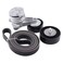 NewYall Pack of 3 Drive Belt Tensioner and Idler Pulley Kit for BMW 128i 2008-2013 328i 2007-2012 328xi 2007-2008 525i 525xi 530i 530xi 2006-2007 528i 2008-2010 X3 X5 2007-2010
