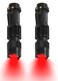 HinsGEAR 2 Pack Red Flashlight LED Single Mode Light 1 Mode LED Torch Scalable Red Light Flashlight for Astronomy Aviation Night Observation