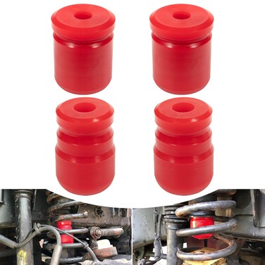 Bonbo 4PCS Upgrade 1-1303 Bump Stop &amp; 1-1304 Bump Stop Polyurethane Front &amp; Rear for Jeep Wrangler JK JKU Sport Rubicon Sahara Freedom Unlimited 2007-2018