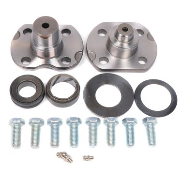 FridayParts Front Axle King Pin Kit 2616-KPK1 Compatible for CASE 570LXT 570MXT 580L 580M New Holland Backhoe Loader 555E 575E 655E 675E Replacement