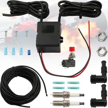 ATVMaster Dual Flamethrower Kit,Exhaust Flame Kit,Suitable for Motorcycles,Cars,Trucks, Flame thrower Kit,Includes All Installation Accessories, Replace BFTKAFK-Dual