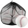 Tebery 6 Pack White Sports Practice Softballs, 12-Inch Official Size and Weight Slowpitch Softball, Unmarked &amp; Leather Covered Training Ball for Games, Practice and Training