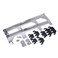 Chrome Linear Spark Plug Wire Looms Spark Plug Wire Separator Kit