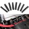 WeiSen Spark Plug Protect Boot 2500 Degree Sleeve Heat Shield Cover Spark Plug Wire Boots Compatible with all Angled &amp; Straight Boots for Car Truck Black (8PCS)