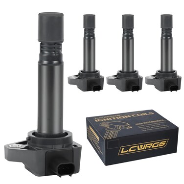 LCWRGS Set of 4 Ignition Coil Packs Fits for 1.8L L4 2006 2007 2008 2009 2010 2011 Honda Civic 1.8 Coils Replaces# UF582 5C1637 C1580