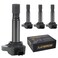 LCWRGS Set of 4 Ignition Coil Packs Fits for 1.8L L4 2006 2007 2008 2009 2010 2011 Honda Civic 1.8 Coils Replaces# UF582 5C1637 C1580