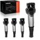 A-Premium Ignition Coil Pack Compatible with Mini Cooper 2007-2007 L4 1.6L Naturally, Cooper 2008-2013 L4 1.6L Turbo, Cooper Countryman 2011-2016 L4 1.6L Turbo, Cooper Paceman L4 1.6L Turbo, Set of 4