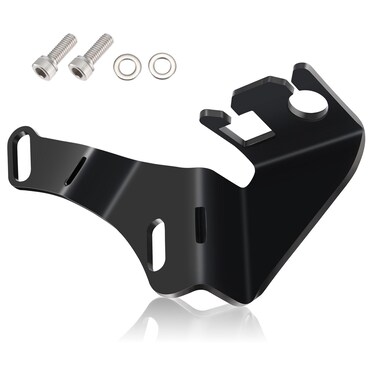 ISINSWIFT Intake Manifold Throttle Cable Bracket with Bolts and Washers Replacement for TBSS/NNBS/L92 Black