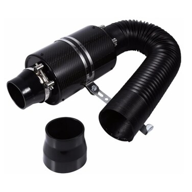 Tongze Universal 3" Racing Carbon Fiber Cold Feed Induction Kit Air Intake Kit Without Fan