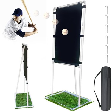 Baseball Strike Zone Target,Triangular Shape for More Stability.Baseball Strike Zone Made of Upgraded PVC Assembly
