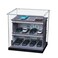 Hot Diecast Wheels Display Case - 1/64 Scale Die-cast Model Car Display Case with LED Light and Acrylic Cover, Wooden Parking Garage in 3 Floors with 10 Parking Spaces (86)
