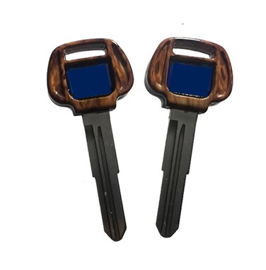 isbridge Suitable Fit For 2X Brown Pattern Shape Blank Key GTO Magna Montero Pajero Eclipse Lancer 3000GT Mirage Galant Outlander