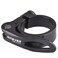 Azarxis Bike Seat Post Clamp Aluminum Alloy Quick Release Bicycle Seatpost Tube Clip 28.6mm 31.8mm 34.9mm for Mountain Bike Road Bike Fixie Gear Track Bike Folding Bike DH MTB BMX (Black - 28.6mm)