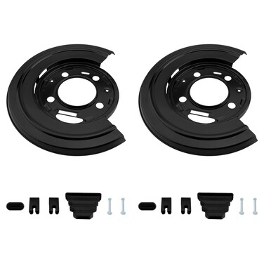 Misakomo 924-212 Brake Backing Plate, Compatible with 2000-2005 Ford Excursion, 1999-2010 F250, 1999-2015 F350, 2011-2014 F450 F550 Super Duty, Left &amp; Right Rear Brake Backing Plate Dust Shield 1 Pair