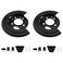 Misakomo 924-212 Brake Backing Plate, Compatible with 2000-2005 Ford Excursion, 1999-2010 F250, 1999-2015 F350, 2011-2014 F450 F550 Super Duty, Left &amp; Right Rear Brake Backing Plate Dust Shield 1 Pair