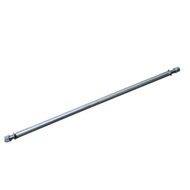 Axle 1" Diameter 36" Steel Axle Rod With 1" to 3/4" Step-Down &amp; 3/4-16 Fine Thread 1/4" Keyway For ATV Go-Karts Quads Dune Buggies