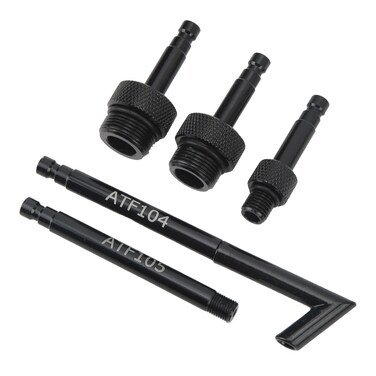 5Pcs ATF Automatic Fluid Oil Filler Adapters 2 for AISIN 09G 01J CVT,Black