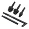 5Pcs ATF Automatic Fluid Oil Filler Adapters 2 for AISIN 09G 01J CVT,Black