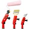 Multi-Angle Paint Brush Extender for High Ceiling,Extension Pole Attachment Holder for Paint Brush,Roller, Scraper, Secure Handle Grip,Great for Walls, Corners, Edges,Corner Painting Tool