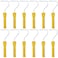 PROFOCON 4 Inch Mini Paint Roller Frame with Threaded Grip Handle - Pack of 12