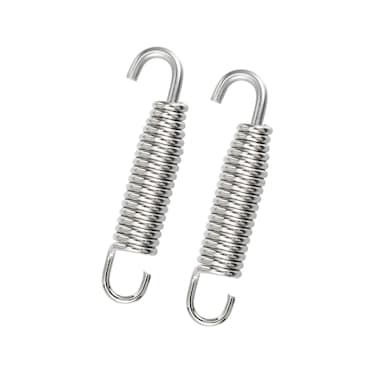 ACROPIX 2 Pcs Universal Exhaust Pipe Spring for Motorcycles 58mm 2.28" Stainless Steel Exhaust Pipe Spring Hook Modified Accessory Car Parts