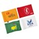 CoGolfing Grand Slam Golf Flag Mini, 8x6 Inch, Double-Sided Silk-Screened, Fade-Resistant 420D Nylon, Ideal for Backyard Practice Putting Green, 4-Pack