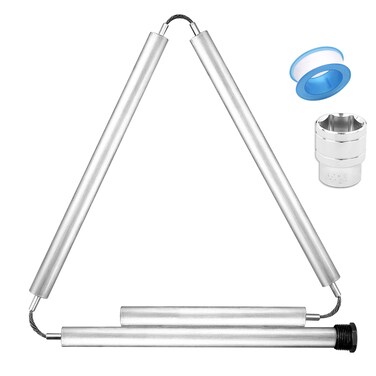 44" Flexible Magnesium Anode Rod, Hot Water Heater Anode Rod for GE, Rheem, Reliance, Kenmore Water Heater Tanks