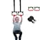 FREHOMEE Professional Gymnastic Rings,Both for Adults and Kids,Support 440lb,Home Fitness Equipment,Indoor and Outdoor Pull-up Bar for Stretching and Height Increase (Red-1.5m)