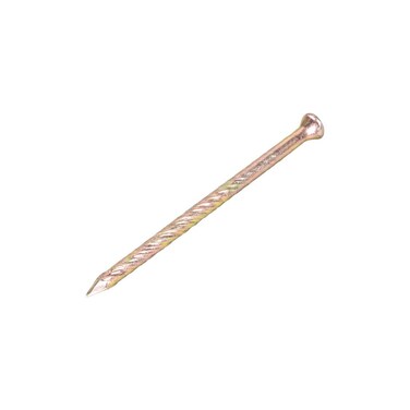 uxcell Spiral Deck Nails Carbon Steel Nail Spiral Shank 53mmx2.5mm(LxD), 100 Pcs