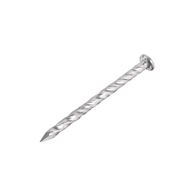 uxcell Spiral Deck Nails Stainless Steel Nail Spiral Shank 51mmx3mm(LxD), 50 Pcs