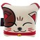 Gbourly Golf Club Heel Shaft Square Mallet Putter Cover Lucky Cat PU Leather Headcover with Magnetic Closure