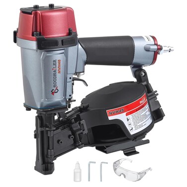 Goodnailer NVH45 Roofing Nailer Use 7/8-Inch to 1-3/4-Inch Nails For Roofing Building NV45AB2 Roofing Guns Roofing Nailer gun