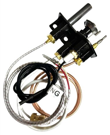 Viefow 69L17 Natural Gas Pilot Assembly for Lennox Elite, IHP, Merit, Serefina, Superior, Astria Fireplaces, 69L1701, 904405, J4117 SIT Pilot Replacement Parts