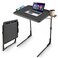 TV Tray Table - TV Dinner Table, Folding Table, w/6 Height &amp; 3 Tilt Angle, Comfortable TV Dinner Tray for Eating, Laptop Table with Cup Holder, Adjustable TV Table for Working on Couch, Laptop, Bed