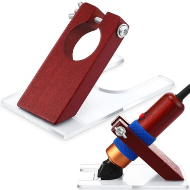 Shearing Guide for Carpet Trimmer to Keep Your Rug Surface Uniform Solid Wood Acrylic Shearing Guide for Rug Tufting Suitable for Carpet Trimmer Only, Excluding Carpet Trimmer (Brown)