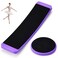 Motionchic 2 Pcs Portable Turning Board Figure Ice Skating Spinner for Ballet Dancers Ice Skaters Gymnasts Cheerleaders Training Improving Balance Pirouette Equipment (Purple)