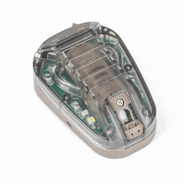 Tactical Signal Light Optional 4 Modes with Visible LED + IR Constant-on/Strobe, Waterproof Ladybird Lamp Helmet Light Military Survival Identification Light for Outdoor Sports (WD03001-DE-GREEN)